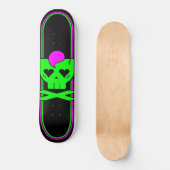 KAWAII DEATHROCK SKELET DEK SKATEBOARD (Voorkant)