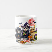 Kawaii Demon Hunter Wasbeer & Vrienden – Griezelen Koffiemok (Center)
