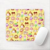 Kawaii Dessert Friends Mousepad Muismat (Met muis)