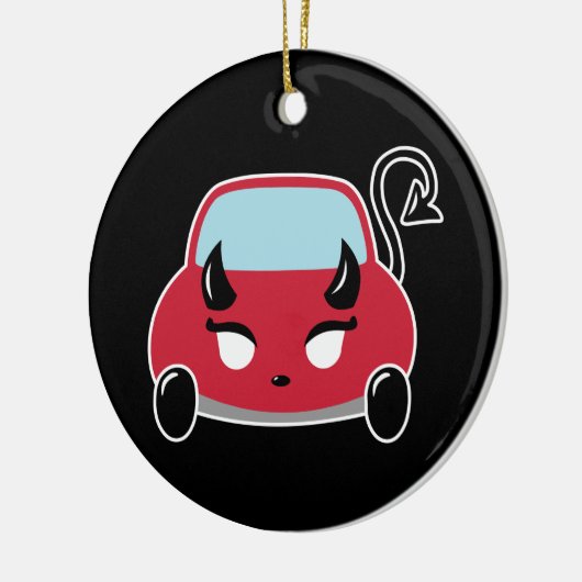 Kawaii Devil Car Keramisch Ornament (Links)