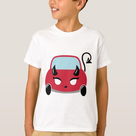 Kawaii Devil Car T-Shirt (Voorkant)