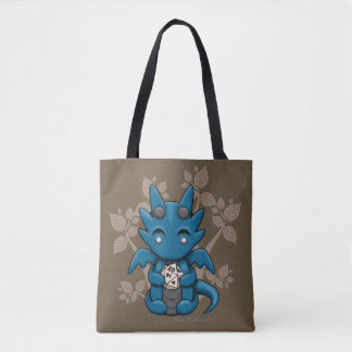 Kawaii Dice Dragon Canvas Canvas tas