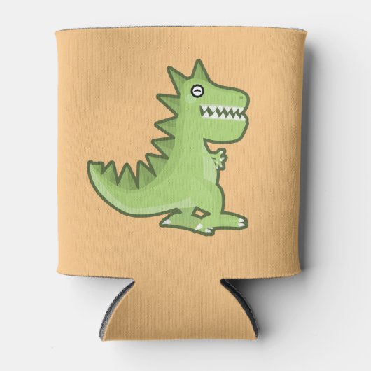 Kawaii Dinosaur Blikjeskoeler (Voorkant)