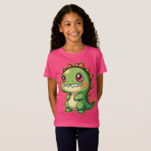 Kawaii Dinosaur T-shirt (Voorkant volledig)