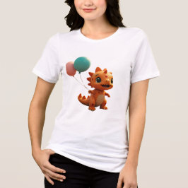 Kawaii Dinosaur T-shirt – Schattigee Dino met Hart