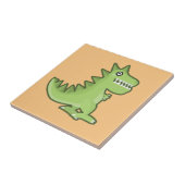 Kawaii Dinosaur Tegeltje (Zijkant)