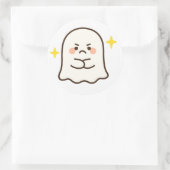 Kawaii Disapproving Ghost Sticker (Tas)
