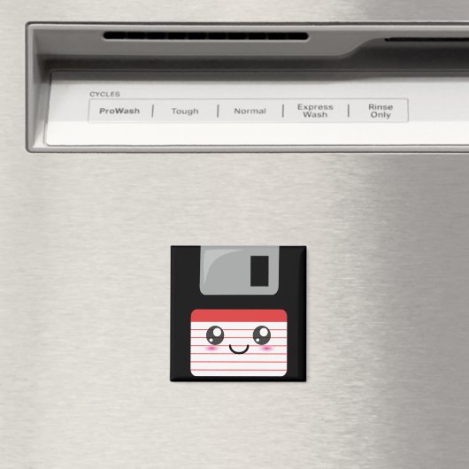 Kawaii-diskette Magneet (Insitu (Vaatwasser))