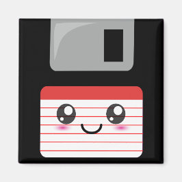 Kawaii-diskette Magneet