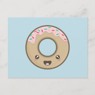 Kawaii Donut Briefkaart