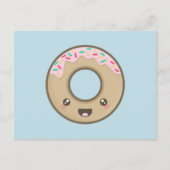 Kawaii Donut Briefkaart (Voorkant)