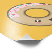 Kawaii donut foto afdruk (Hoek)