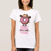 Kawaii Donut Mess met het Texaanse Schattigee Shir T-shirt (Voorkant)