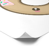 Kawaii donut poster (Hoek)