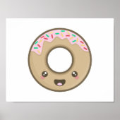 Kawaii donut poster (Voorkant)
