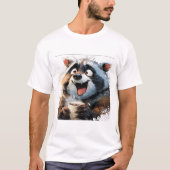  Kawaii Donut Puff Bear T-shirt (Voorkant)