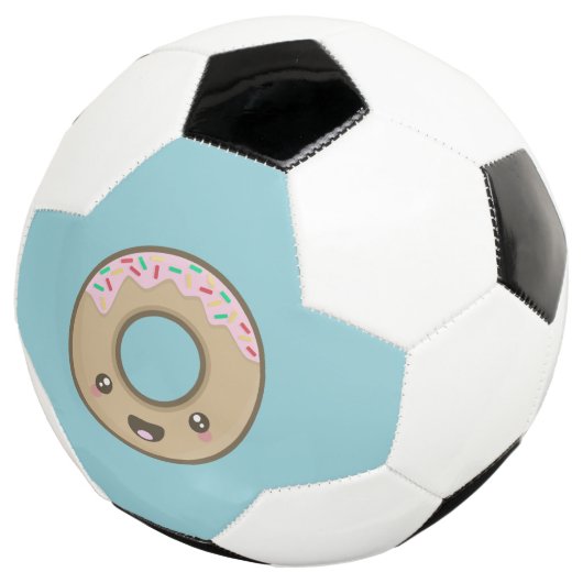 Kawaii Donut Voetbal (Drie kwart)