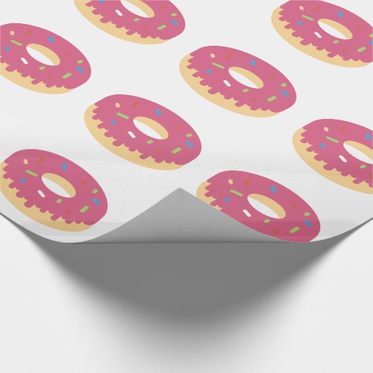 Kawaii Donut Wrapping Paper met kerstpapier Cadeaupapier (Hoek)