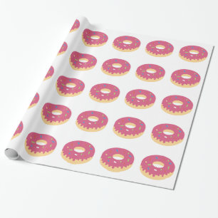 Kawaii Donut Wrapping Paper met kerstpapier Cadeaupapier