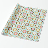 Kawaii Donuts Cadeaupapier (Uitgerold)