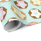 Kawaii Donuts Cadeaupapier (Rol Hoek)