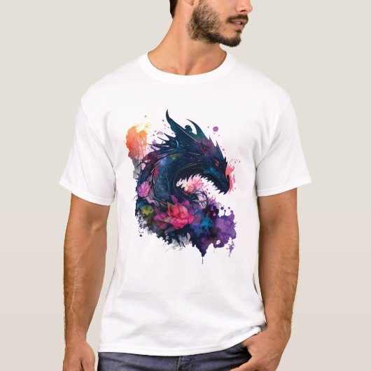 Kawaii Draak Beest Modus T-shirt (Voorkant)