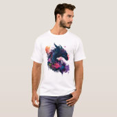 Kawaii Draak Beest Modus T-shirt (Voorkant volledig)