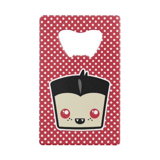 Kawaii Dracula Bottle Opener Creditkaart Flessenopener (Achterkant)