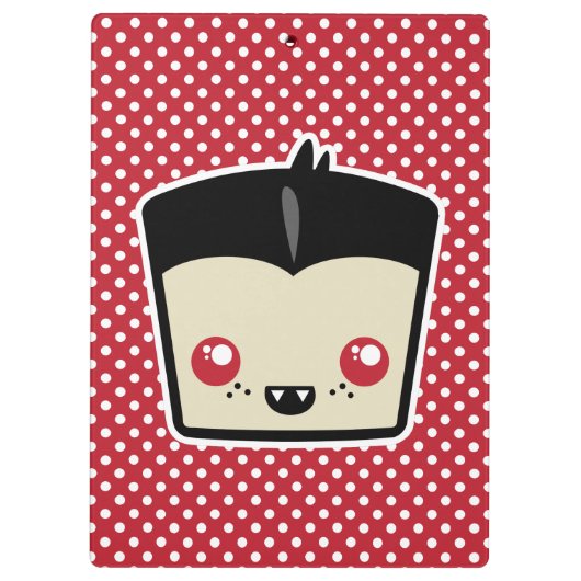 Kawaii Dracula Clip Board Klembord (Achterkant)