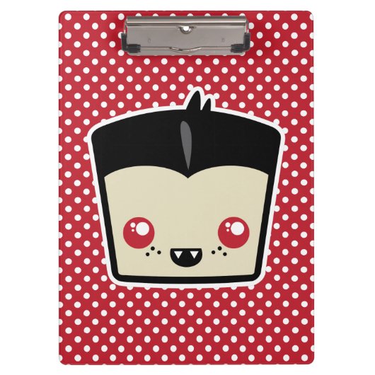 Kawaii Dracula Clip Board Klembord (Voorkant)