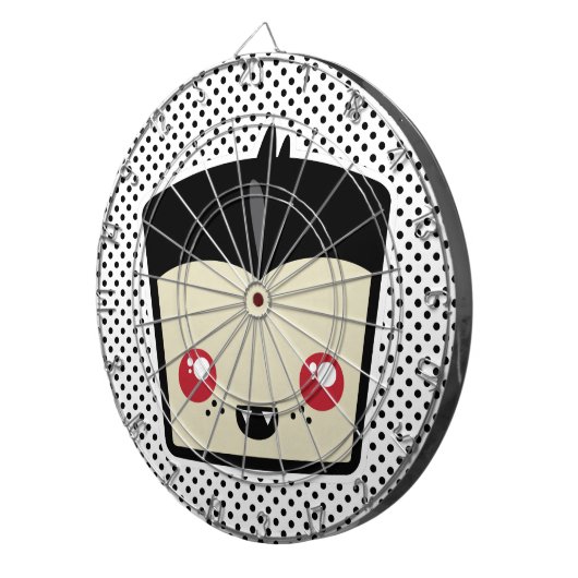 Kawaii Dracula Dart Board Dartbord (Voorkant Rechts)