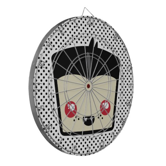 Kawaii Dracula Dart Board Dartbord (Voorkant Links)