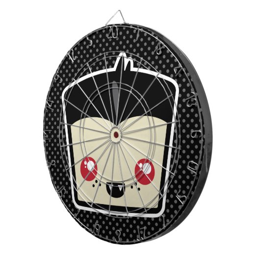Kawaii Dracula Dart Board Dartbord (Voorkant Rechts)