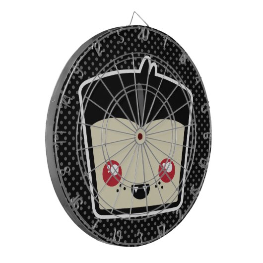 Kawaii Dracula Dart Board Dartbord (Voorkant Links)