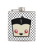 Kawaii Dracula Flask Heupfles (Voorkant)