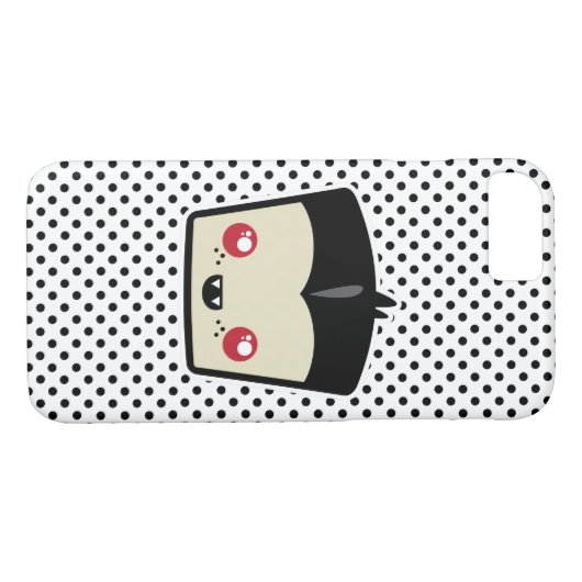 Kawaii Dracula iPhone Case (Achterkant (Horizontaal))