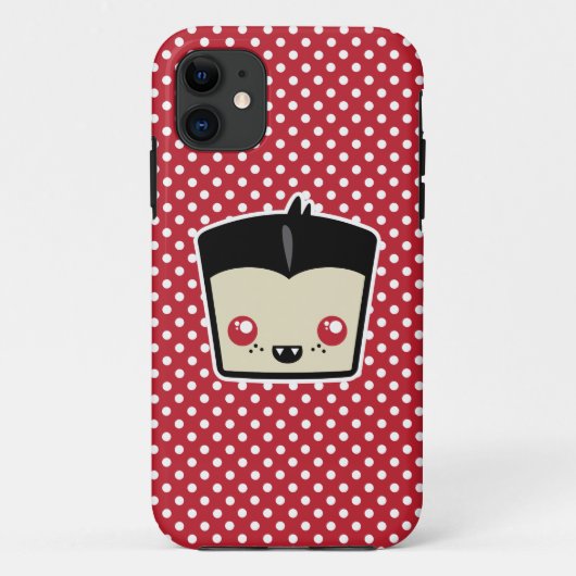 Kawaii Dracula iPhone Case (Achterkant)