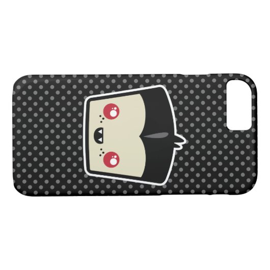 Kawaii Dracula iPhone Case (Achterkant (Horizontaal))