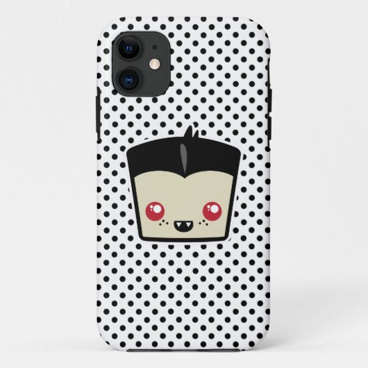 Kawaii Dracula iPhone Case (Achterkant)