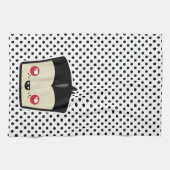 Kawaii Dracula Kitchen Towel Theedoek (Horizontaal)