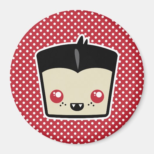 Kawaii Dracula Magnet (Voorkant)