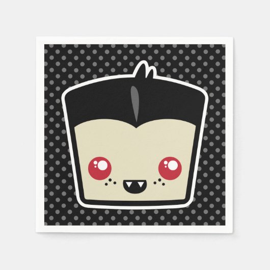 Kawaii Dracula Napkins Servet (Voorkant)