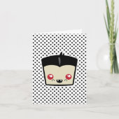 Kawaii Dracula Note Card Kaart (Voorkant)