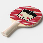 Kawaii Dracula Ping Pong Paddle Tafeltennisbatje (Voorkant Gekanteld)