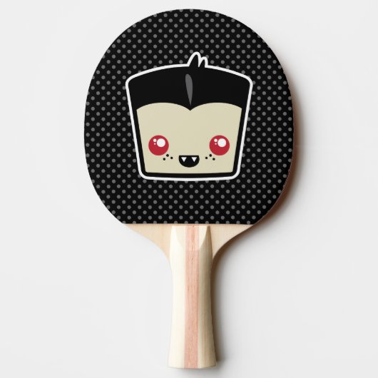 Kawaii Dracula Ping Pong Paddle Tafeltennisbatje (Achterkant)