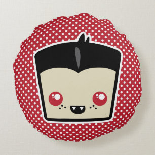 Kawaii Dracula Round Pillow Rond Kussen