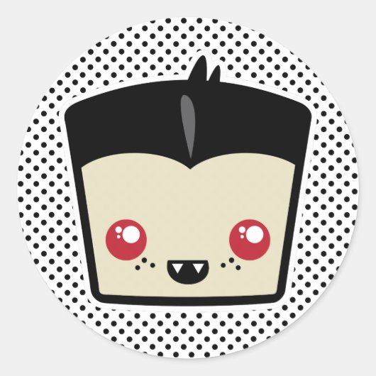 Kawaii Dracula Stickers (Voorkant)