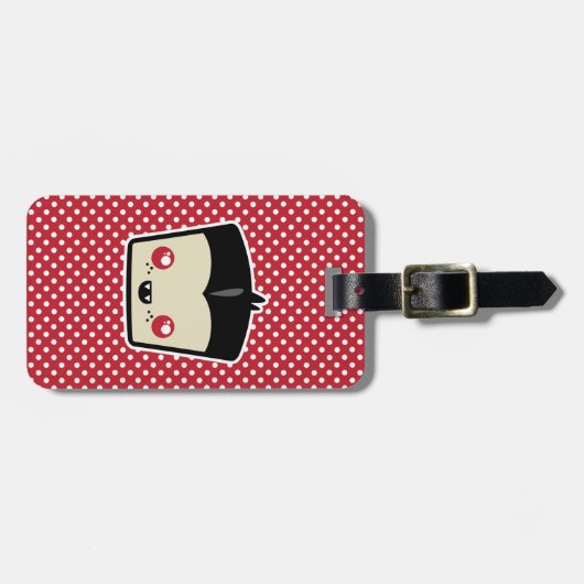 Kawaii Dracula Travel Bagagelabels (Voorkant horizontaal)