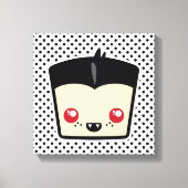 Kawaii Dracula Wrapped Canvas (Voorkant)