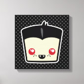 Kawaii Dracula Wrapped Canvas (Voorkant)